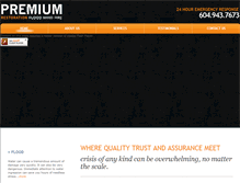 Tablet Screenshot of premiumrestoration.com